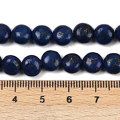 Synthetic Howlite Imitation Lapis Lazuli Beads&nbsp;G-S393-12A-8mm