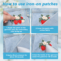 Computerized Embroidery Cloth Self Adhesive Patches&nbsp;PATC-WH20006-002