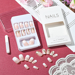 ABS Plastic Full Cover Press On False Nails&nbsp;DIY-CJC0006-15