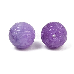 Dyed Natural Myanmar Jade Burmese Jade Carved Beads&nbsp;GG-CBAC08B-04A-02