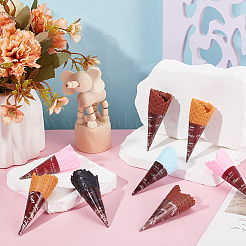 100Pcs 5 Colors PVC Plastic Simulation Ice Cream&nbsp;AJEW-OC0015-15