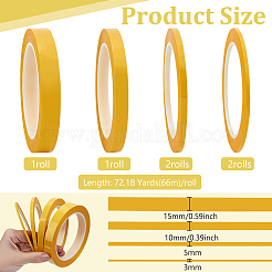 6 Rolls 4 Styles PET Decorative Adhesive Tapes&nbsp;AJEW-BC0010-39B