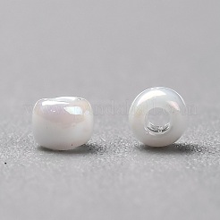 TOHOラウンドシードビーズ  日本製シードビーズ  (401) 不透明アブホワイト  11/0  2.2mm  穴：0.8mm  約5555個/50g&nbsp;SEED-XTR11-0401