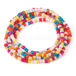 Resin Beads Bracelets&nbsp;BJEW-TAC0080-01F