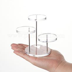 1 Set 5-Tier Round Acrylic Jewelry Riser Stands&nbsp;ODIS-CN0001-06
