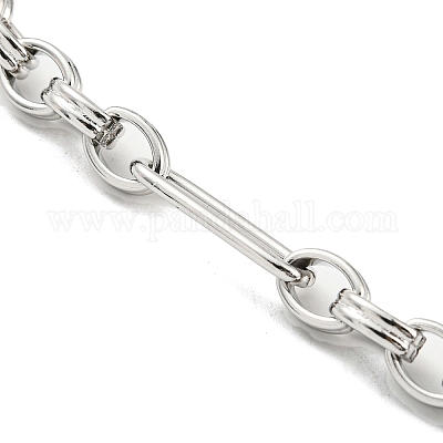 Non-Tarnish 304 Stainless Steel Figaro Chain Bracelet&nbsp;BJEW-C042-01P-1