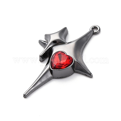 Rack Plating Alloy Pendants&nbsp;PALLOY-V002-12B-01-1