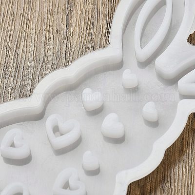 Easter Theme Rabbit with Heart Pattern DIY Silicone Table Lamp Molds&nbsp;SIMO-G008-02C-1