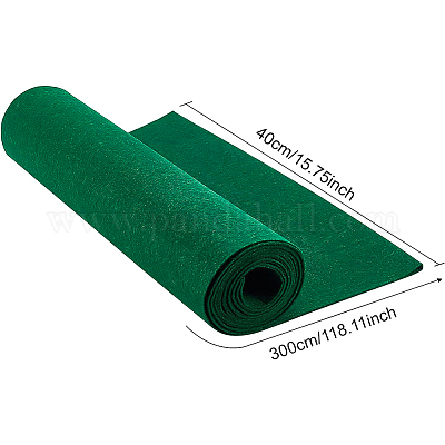 ポリエステルフェルトステッカー  長方形  グリーン  300x40x0.09cm  3 m /ロール&nbsp;DIY-WH0223-18C-1
