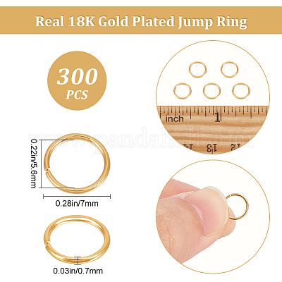 300Pcs Brass Open Jump Rings&nbsp;KK-BBC0008-72B-1