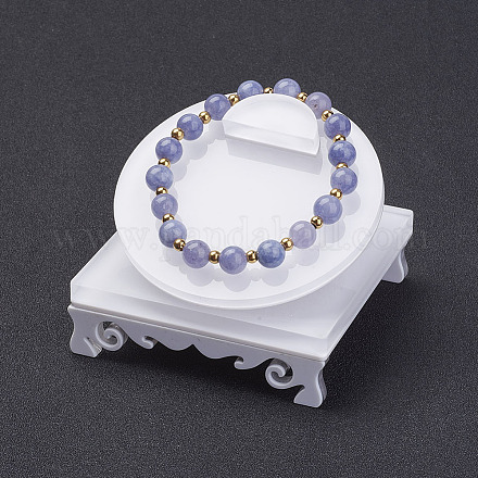 ブレスレットディスプレイ  アクリル  ホワイト  7.95x7.95x5cm&nbsp;BDIS-G006-02-1