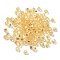 Transparent Glass Beads, Faceted, Bicone, Goldenrod, 3.5x3.5x3mm, Hole: 0.8mm, 720pcs/bag.