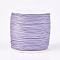 Nylon Braided Threads, Chinese Knotting Cords for Jewelry Making Macrame Craft, Lilac, 0.8mm, about 49.21 yards(45m)/roll