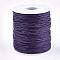 Waxed Cotton Thread Cords, Medium Purple, 1mm, about 100yards/roll(300 feet/roll)