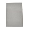 Jewelry Flocking Cloth, Polyester, Self-adhesive Fabric, Rectangle, Light Grey, 29.5x20x0.07cm