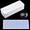 Transparent Glass Cabochons, Oval, Clear, 25x18x5.5mm, about 1152pcs/box
