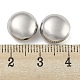 CCBプラスチックビーズ  プラチナ  ラウンド  10.5x6mm  穴：1.6mm&nbsp;CCB-P013-25A-P-3
