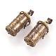 Brass Prayer Box Pendants&nbsp;KK-K176-16AB-1