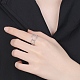 925 Sterling Silver Adjustable Finger Rings&nbsp;FS-WG45355-01-2