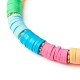 Polymer Clay Beads Stretch Bracelets&nbsp;BJEW-JB06347-5