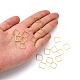 Square Brass Linking Rings&nbsp;EC03010mm-G-3