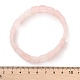Natural Rose Quartz Gemstone Stretch Bracelets&nbsp;BJEW-F406-B04-6