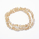 Electroplate Glass Beads Strands&nbsp;EGLA-J143-A-PL03-2