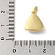 Rack Plating Brass with Synthetic Opal Pendants&nbsp;KK-S370-10G-4