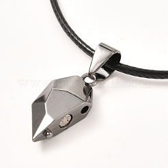 Rack Plating Alloy Heart Pendant Necklaces Sets&nbsp;NJEW-B081-09
