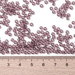 MIYUKIラウンドロカイユビーズ  日本製シードビーズ  （rr142)透明スモーキーアメジスト  8/0  3mm  穴：1mm  約422~455PCS /ボトル  10 G /ボトル&nbsp;SEED-JP0009-RR0142