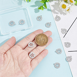 12Pcs Brass Charms&nbsp;KK-BC0012-33