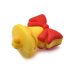 Christmas Theme Silicone Focal Beads&nbsp;SIL-L007-01J