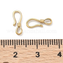 304ステンレスフック  イオンプレーティング（ip）  18KGP本金メッキ  12x4.5x2mm  穴：3x2mm&nbsp;STAS-Z178-26G