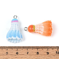 Sports Theme Opaque Resin Pendants&nbsp;RESI-N050-03P