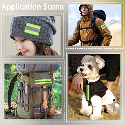 4Pcs 2 Styles Polyester Reflective Embroidered Patch for Tactical Gear&nbsp;PATC-CY0001-63B