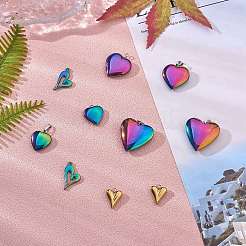 Jewelry Heart Pendant Making Finding Kit&nbsp;DIY-SZ0008-37