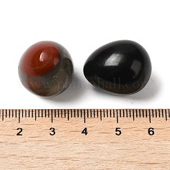 Natural & Synthetic Mixed Gemstone Egg Pocket Palm Stone&nbsp;G-C095-04