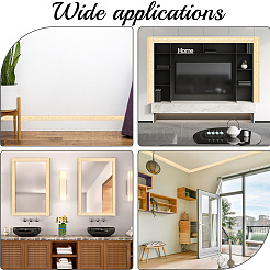 1Pc PVC Foam 3D Self-Adhesive Waterproof Wallpaper Border&nbsp;PAAG-CP0001-01E