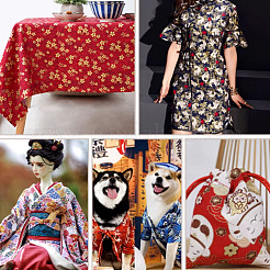 Cotton Fabric&nbsp;DIY-WH0671-216A-02
