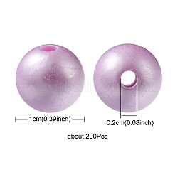 Opaque Acrylic Beads&nbsp;MACR-YW0002-18A