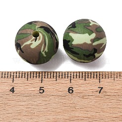 Food Grade Eco-Friendly Printed Silicone Beads&nbsp;SIL-A013-01A-09
