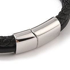 Braided Microfiber Leather Multi-strand Bracelets&nbsp;LS-BJEW-B096-07B