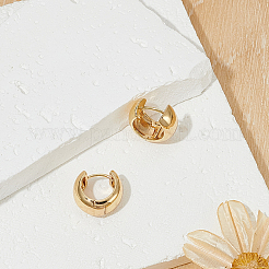 1Pair Brass Hoop Earrings&nbsp;EJEW-LP0001-72G