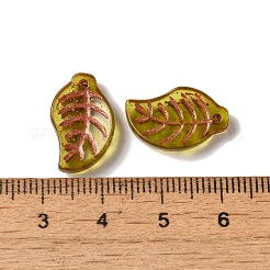 Transparent Petal Lampwork Beads&nbsp;LAMP-P065-07A-03
