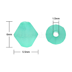 800Pcs 8 Colors Frosted Acrylic Beads&nbsp;MACR-CJ0001-27