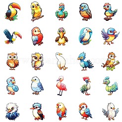 50Pcs Cartoon Birds Paper Sticker&nbsp;STIC-C012-06
