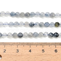 Natura Blue Rutilated Quartz Beads Strands&nbsp;GG-CBA3921-A05-4mm
