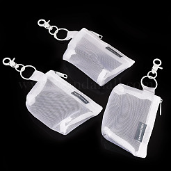 3Pcs Nylon Mesh Zipper Wallets&nbsp;HJEW-TAC0107