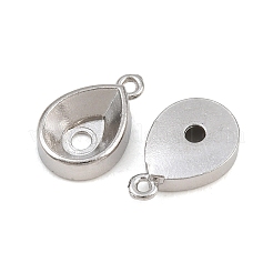 304 Stainless Steel Charm Rhinestone Settings&nbsp;SA-CBAC865-08D-P