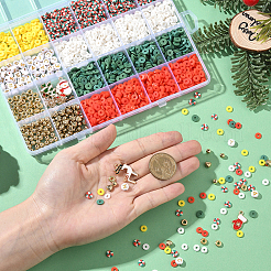 Christmas Theme DIY Jewelry Making Findings Kits&nbsp;DIY-SP0005-71